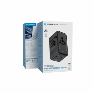 Powerology Spetrova GaN Multi-Port Universal Adapter PD 140W