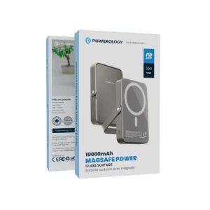 Powerology 10000mAh Magsafe Power Bank Glass Surface