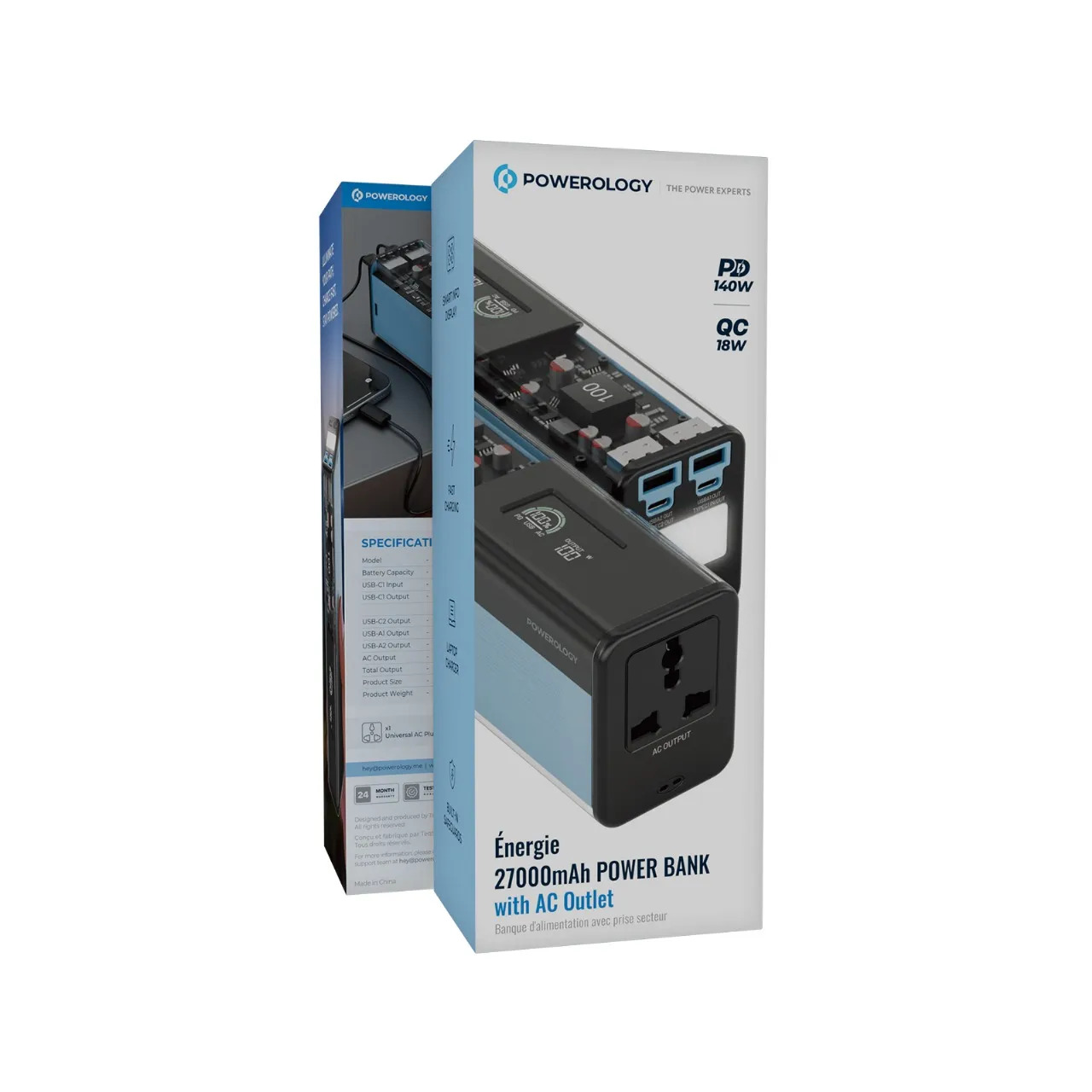 Powerology Énergie 27000mAh Power Bank