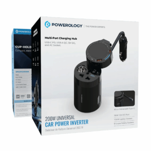 Powerology 200W Universal Car Power Inverter
