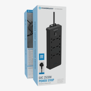 Powerology 6AC 2500W Power Strip