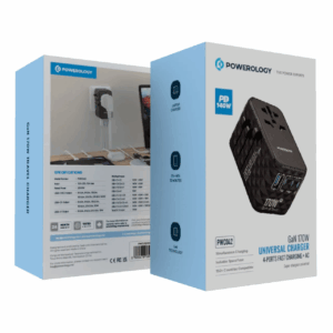 Powerology Universal Charger 4-Port Fast Charging + AC