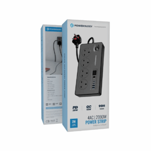 Powerology 4AC | 2990W Power Strip PD 20W