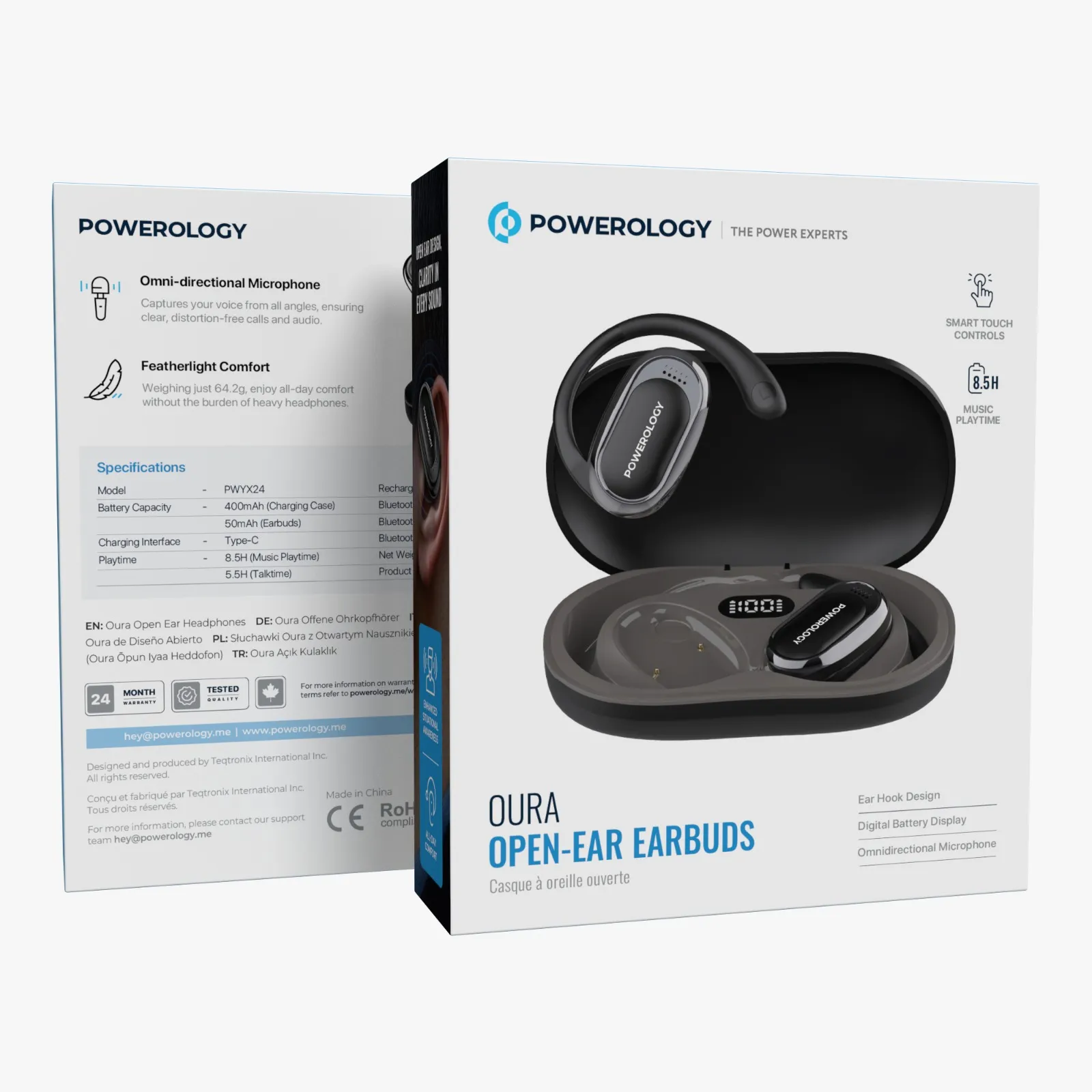 Powerology Oura Open-Ear Headphones