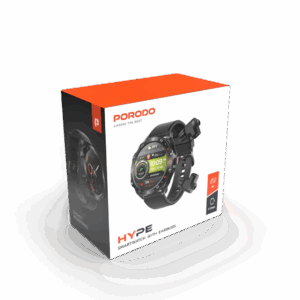 Porodo Hype Smartwatch With Earbuds