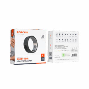 Porodo Phone Touch Control Smart Ring – Health Tracker (L 20.7mm)