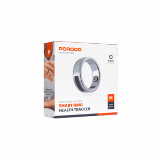 Porodo Phone Touch Control Smart Ring – Health Tracker (Size M 19.1mm)