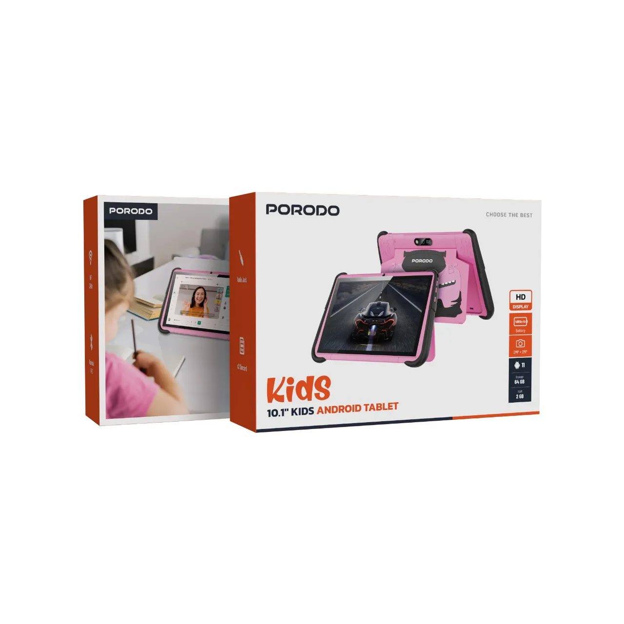 Porodo 10.1″ Kids Android Tablet