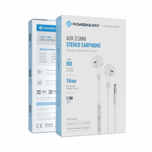 Powerology AUX 3.5mm Stereo Earphone