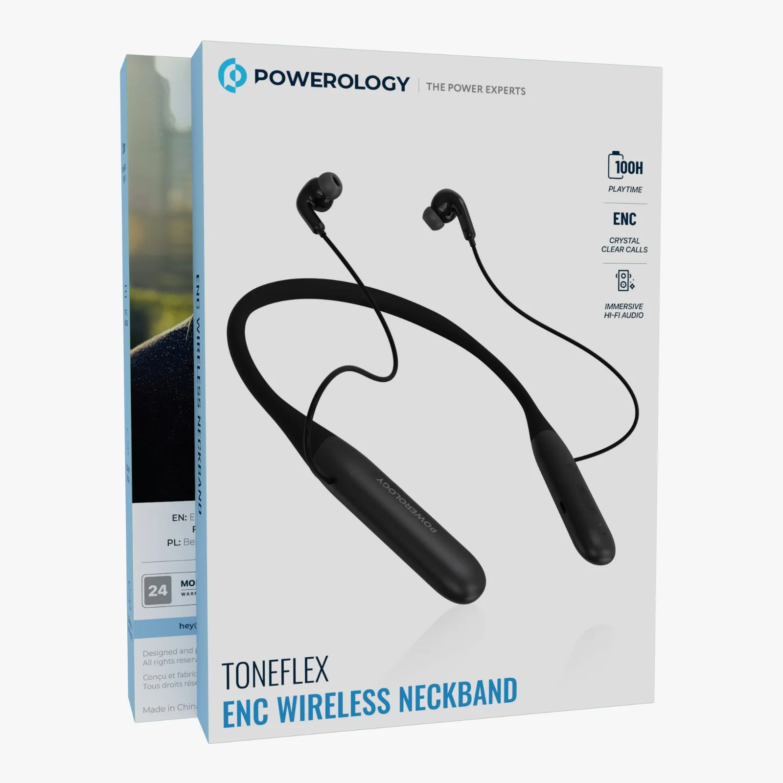 Powerology Toneflex ENC Wireless Neckband