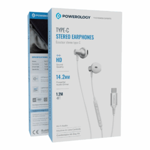 Powerology Type-C Stereo Earphones
