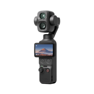 DJI Osmo Pocket 4P Standard Combo with Fill Light Handle, 1/4-Inch Thread, Carrying Pouch, USB 3.1 PD Cable & Essential Accessories, Black